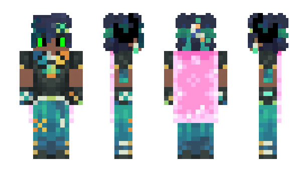 Minecraft skin glowtide