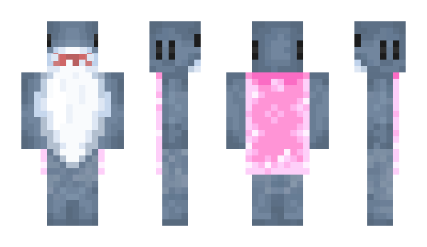Minecraft skin SharkyRawrRawr