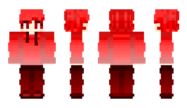 Minecraft skin RED_LIME