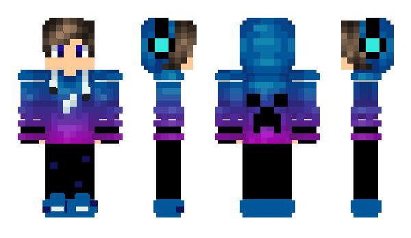 Minecraft skin FoxNikPlay