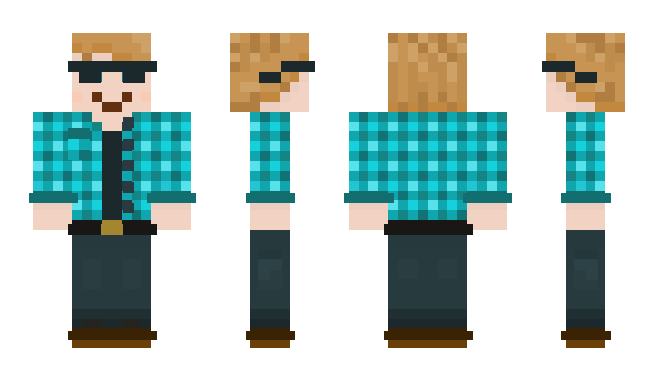 Minecraft skin Halfgnalf