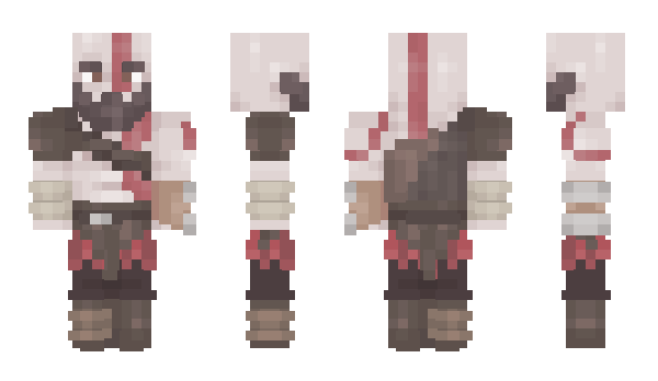 Minecraft skin KratosMC