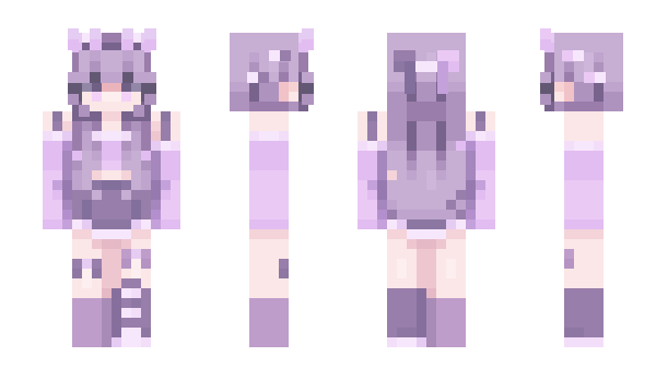 Minecraft скин по нику llavenderrr