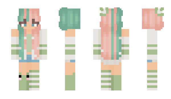 Minecraft skin funnycolors