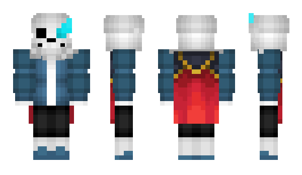 Minecraft скин по нику sans_12