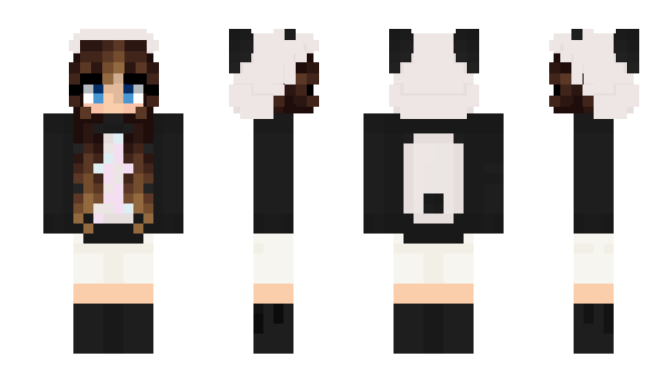 Minecraft skin CutiePanda