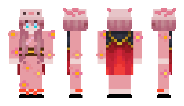 Minecraft skin Toeka