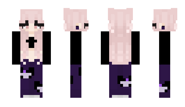 Minecraft skin purplebody