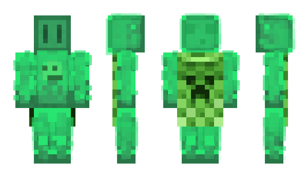 Minecraft скин по нику KawaiiGreen