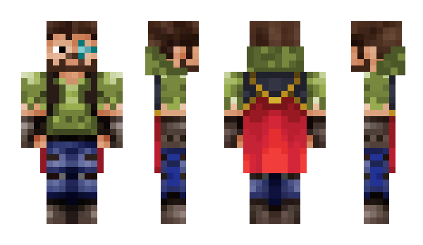 Minecraft skin Alphha