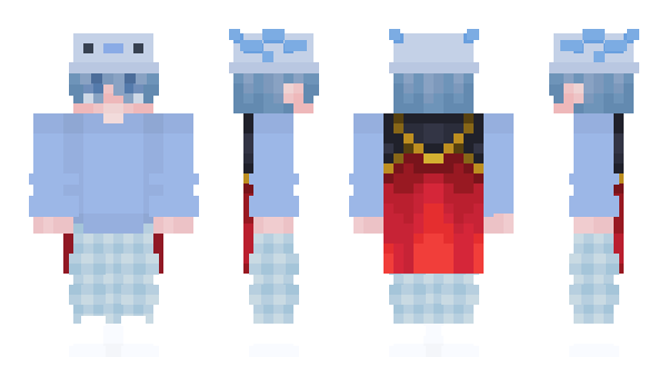 Minecraft skin BlueJuJu