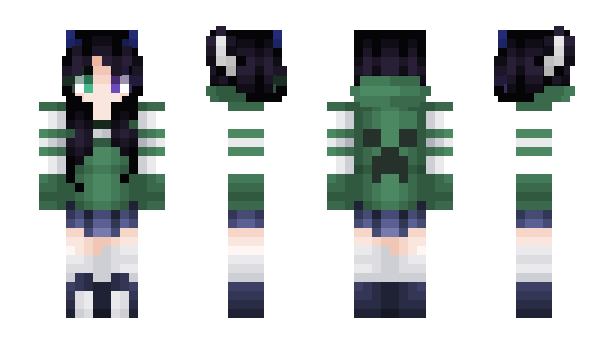 Minecraft skin MrsBlob