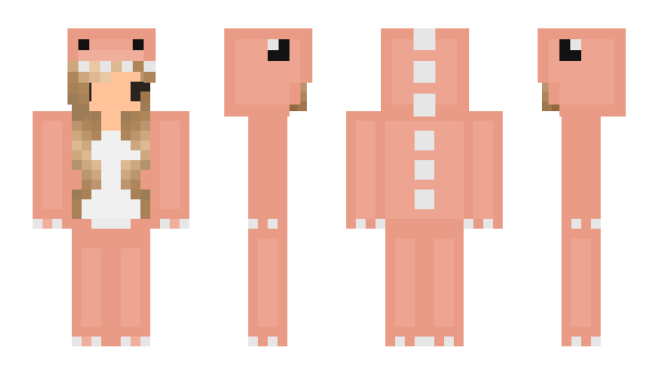Minecraft skin Dianosaur