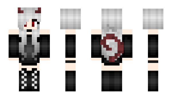 Minecraft skin Nyxari