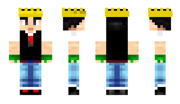 Minecraft skin Licked