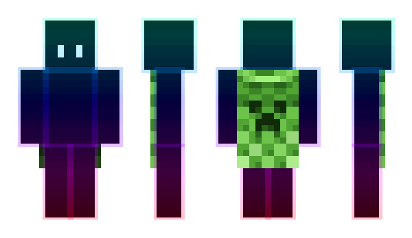 Minecraft skin KimiChenCreeper