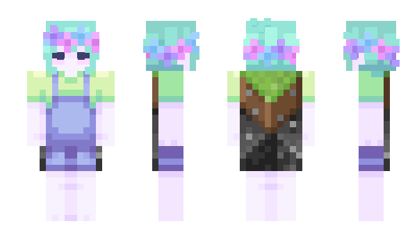 Minecraft скин по нику milk_chan