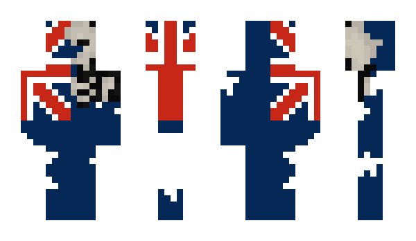 Minecraft skin AustralianFlag