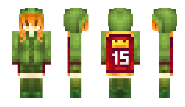 Minecraft skin Cupa_the_Creeper