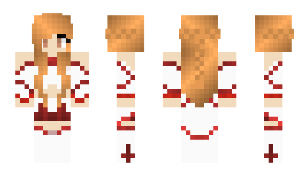 Minecraft skin AsunaQ