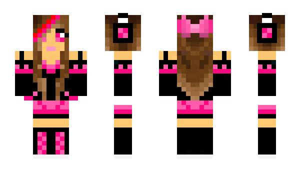 Minecraft skin PinkSarah