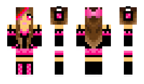 Minecraft скін по ніку PinkSarah