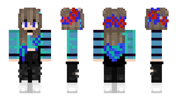 Minecraft skin SaikiChan