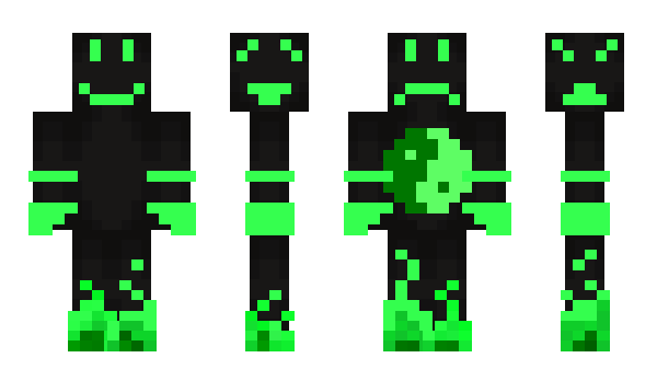 Minecraft skin Green_Soul