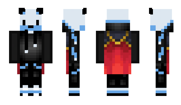 Minecraft скин по нику BlueFox404
