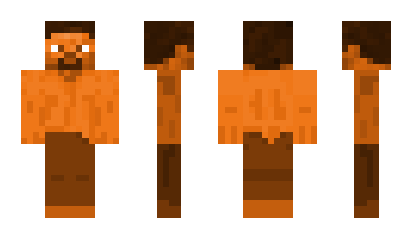 Minecraft скин по нику OrangeDude