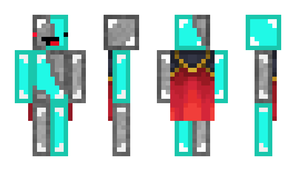 Minecraft skin CyborgSkeppy