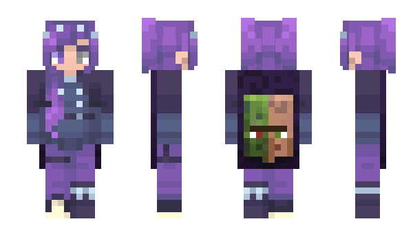 Minecraft skin SilverPeaches