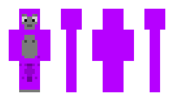 Minecraft skin purplegorilla