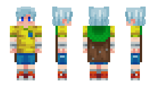 Minecraft skin poder_azull