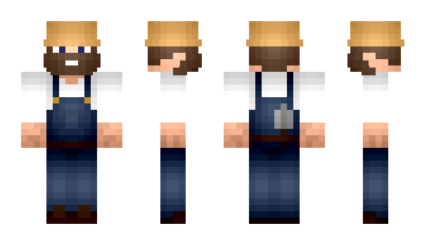 Minecraft skin Bettdecke