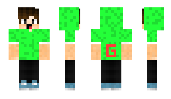 Minecraft skin GlowmanSK_PVP