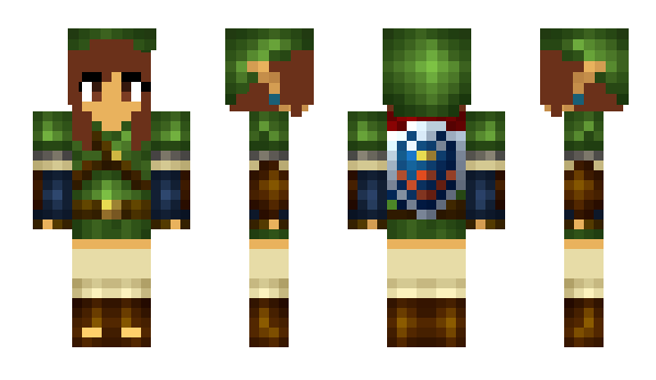 Minecraft skin oIivia