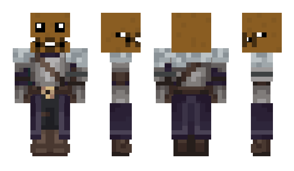 Minecraft skin WardDred