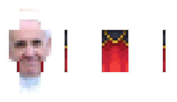 Minecraft skin TruePopeFrancis