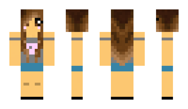 Minecraft skin Bakiama