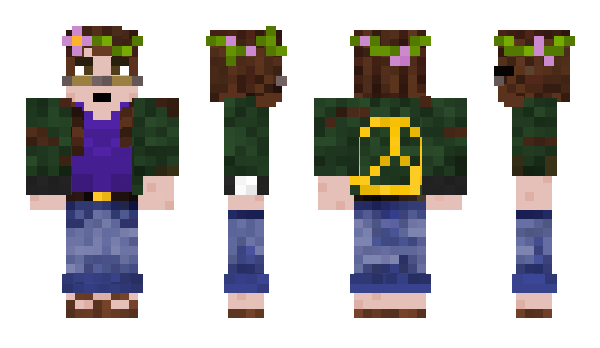 Minecraft skin intoxhippie