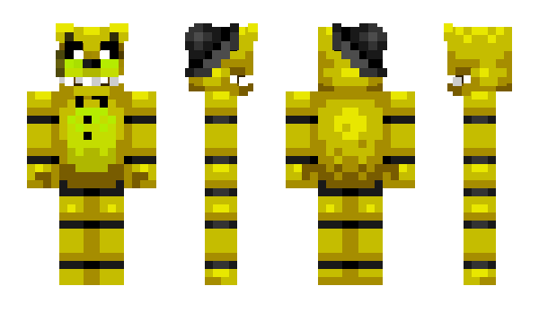 Minecraft skin GoldenFreddy88