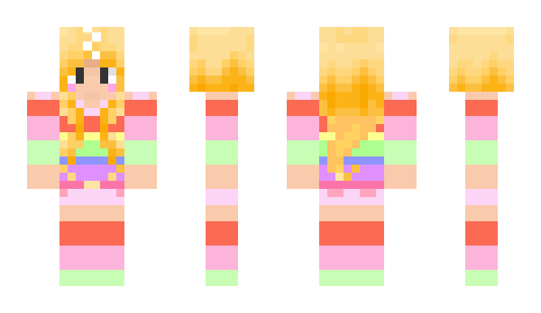 Minecraft skin meltedrose