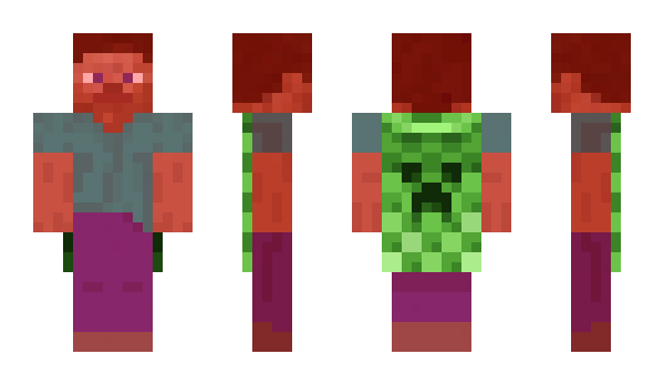 Minecraft skin w0lu