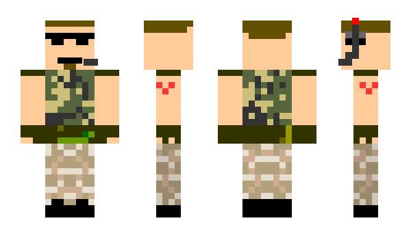 Minecraft skin ParaTrooper