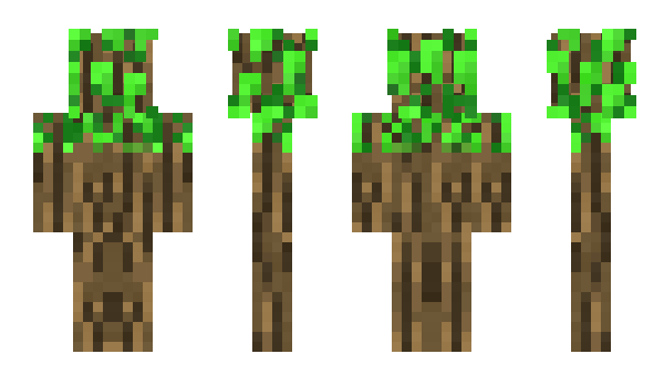 Minecraft skin trees