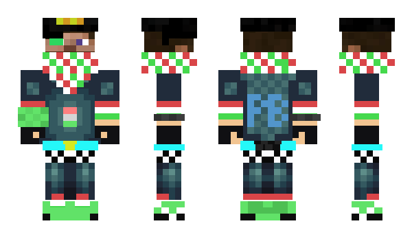 Minecraft skin Pixel_Highwayman