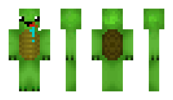Minecraft skin Turtlepoo