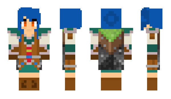 Minecraft skin SerenelyRainfall