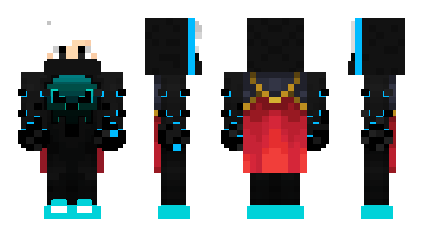 Minecraft skin KnifeOfNight